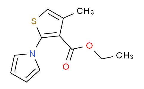 874832-22-1 | Ethyl 4-Methyl-2-(1H-pyrrol-1-yl)thiophene-3-carboxylate
