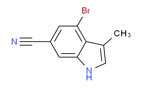 1638764-19-8 | 4-bromo-3-methyl-1H-indole-6-carbonitrile