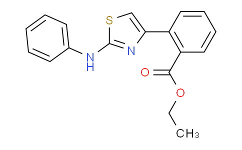 MC2N2380 | 339010-10-5 | 2-[2-(苯氨基)-1,3-噻唑-4-基]苯甲酸乙酯