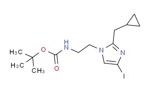 DY2N3693 | 1202690-37-6 | [2-(2-cyclopropylmethyl-4-iodo-imidazol-1-yl)-ethyl]-carbamic acid tert-butyl ester