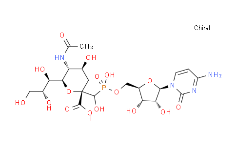 MC2N4290 | 764627-83-0 | β-Neuraminic acid, N-acetyl-2-(5′-cytidylylhydroxymethyl)-2-deoxy- (9CI)