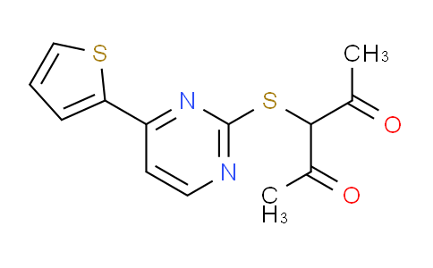 MC2N5105 | 692287-24-4 | 3-{[4-(チオフェン-2-イル)ピリミジン-2-イル]スルファニル}ペンタン-2,4-ジオン