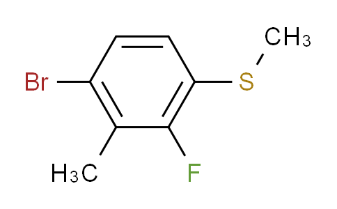 DY2N7057 | 2707664-33-1 | (4-Bromo-2-fluoro-3-methylphenyl)(methyl)sulfane