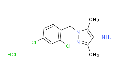 1147211-12-8 | 1H-Pyrazol-4-amine, 1-[(2,4-dichlorophenyl)methyl]-3,5-dimethyl-, hydrochloride (1:1)