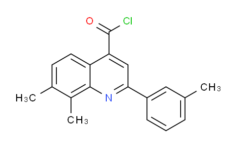1160261-50-6 | 7,8-Dimethyl-2-(3-methylphenyl)quinoline-4-carbonyl chloride