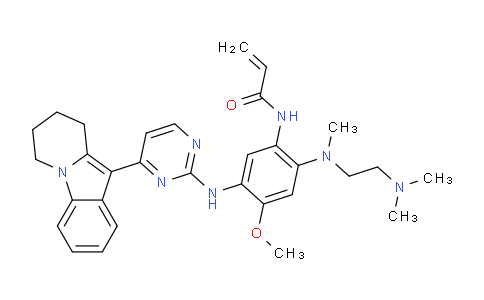 MC2N7451 | 2035089-28-0 | N-[2-[[2-(Dimethylamino)ethyl]methylamino]-4-methoxy-5-[[4-(6,7,8,9-tetrahydropyrido[1,2-a]indol-10-yl)-2-pyrimidinyl]amino]phenyl]-2-propenamide