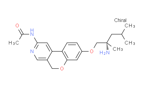 1679371-59-5 | (S)-N-(8-((2-氨基-2,4-二甲基戊基)氧基)-5H-色烯[3,4-c]吡啶-2-基)乙酰胺