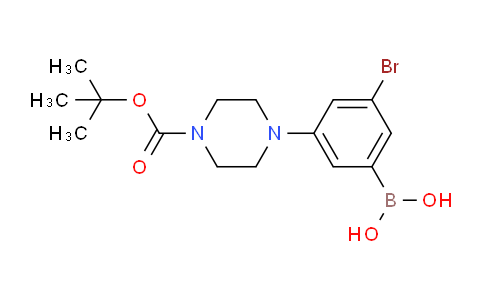 2088237-61-8 | 3-溴-5-(4-BOC-哌嗪基)苯基硼酸