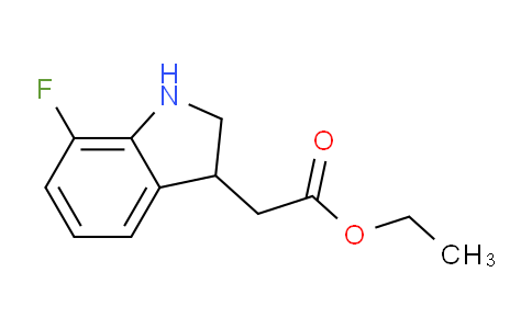 2411640-71-4 | ethyl 2-(7-fluoroindolin-3-yl)acetate