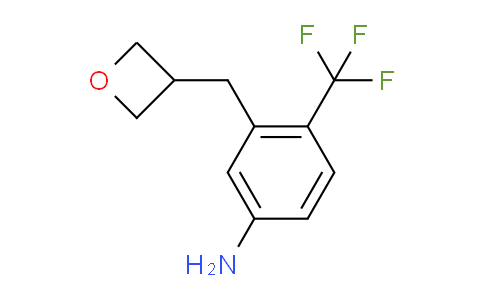 1820739-98-7 | 3-[(oxetan-3-yl)methyl]-4-(trifluoromethyl)aniline