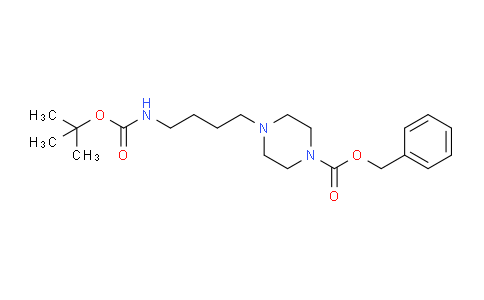877664-86-3 | Benzyl 4-(4-((tert-butoxycarbonyl)amino)butyl)piperazine-1-carboxylate