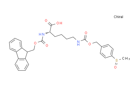 MC2P3946 | 2919325-14-5 | (2S)-2-(9H-fluoren-9-ylmethoxycarbonylamino)-6-[(4-methylsulfinylphenyl)methoxycarbonylamino]hexanoic acid