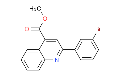 MC2P4119 | 350989-85-4 | 2-(3-BROMO-PHENYL)-QUINOLINE-4-CARBOXYLIC ACID METHYL ESTER