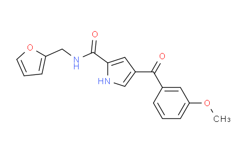 478078-79-4 | N-[(furan-2-yl)methyl]-4-(3-methoxybenzoyl)-1H-pyrrole-2-carboxamide