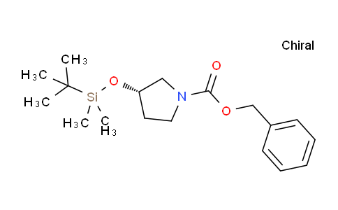 DY2P9148 | 147578-35-6 | 1-Pyrrolidinecarboxylic acid, 3-[[(1,1-dimethylethyl)dimethylsilyl]oxy]-, phenylmethyl ester, (S)- (9CI)
