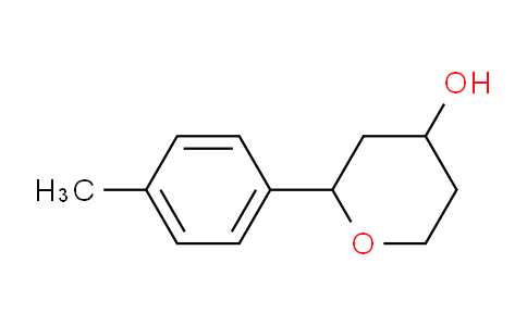 CAS No. 222405-29-0, 2-(4-Methylphenyl)oxan-4-ol