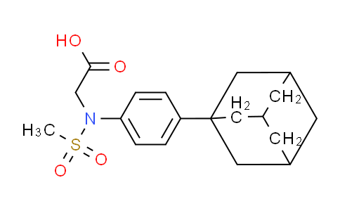 592473-65-9 | N-4-(1-Adamantyl)phenyl-N-(methylsulfonyl)glycine