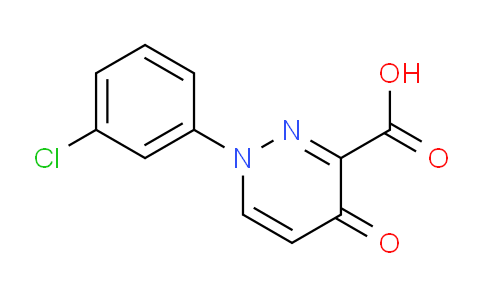 478063-67-1 | 1-(3-chlorophenyl)-4-oxo-1,4-dihydropyridazine-3-carboxylic acid