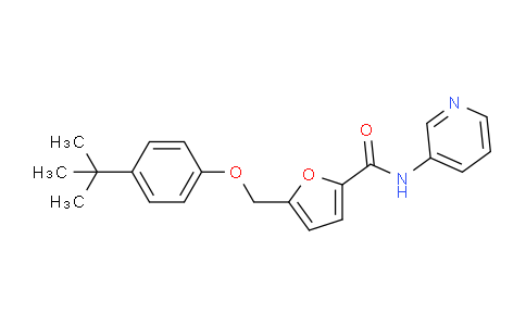 834913-12-1 | 5-[(4-叔丁基苯氧基)甲基]-N-(吡啶-3-基)呋喃-2-甲酰胺