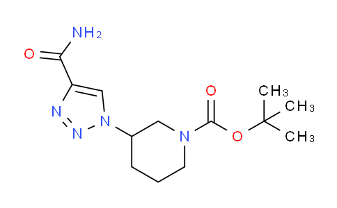 1443980-17-3 | tert-butyl 3-(4-carbamoyl-1H-1,2,3-triazol-1-yl)piperidine-1-carboxylate