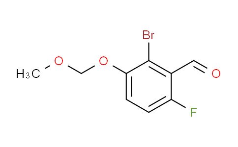 MC2R2950 | 2379321-44-3 | 2-Bromo-6-fluoro-3-(methoxymethoxy)benzaldehyde