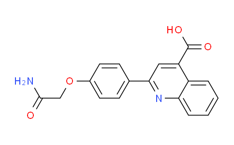 MC2R3849 | 351001-15-5 | 2-(4-Carbamoylmethoxyphenyl)quinoline-4-carboxylic acid