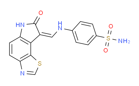 MC2R5342 | 388627-21-2 | 4-[[(Z)-(7-oxo-6H-pyrrolo[2,3-g][1,3]benzothiazol-8-ylidene)methyl]amino]benzenesulfonamide