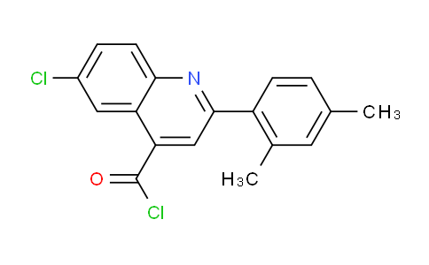 1160263-13-7 | 6-Chloro-2-(2,4-dimethylphenyl)quinoline-4-carbonyl chloride