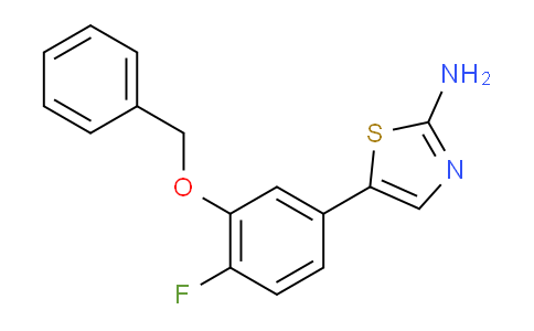 MC2R6858 | 2755723-37-4 | 5-(3-(Benzyloxy)-4-fluorophenyl)thiazol-2-amine