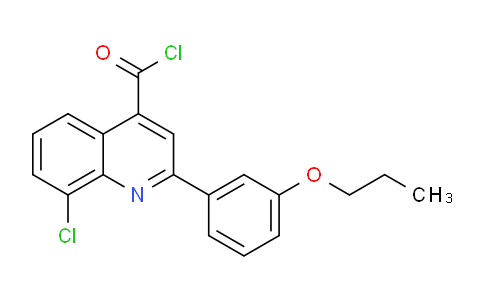 1160263-79-5 | 8-Chloro-2-(3-propoxyphenyl)quinoline-4-carbonyl chloride