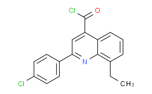 1160261-15-3 | 2-(4-Chlorophenyl)-8-ethylquinoline-4-carbonyl chloride