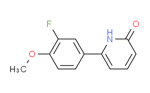 MC2R8466 | 1111110-82-7 | 6-(3-fluoro-4-methoxyphenyl)-1H-pyridin-2-one