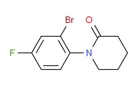 1038980-58-3 | 1-(2-bromo-4-fluorophenyl)piperidin-2-one