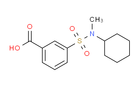 DY2S0825 | 554426-45-8 | 3-Cyclohexyl(methyl)sulfamoylbenzoic Acid