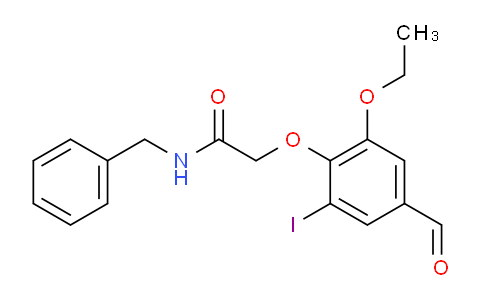 486994-15-4 | N-Benzyl-2-(2-ethoxy-4-formyl-6-iodo-phenoxy)-acetamide