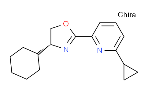 2828438-64-6 | (R)-4-Cyclohexyl-2-(6-cyclopropylpyridin-2-yl)-4,5-dihydrooxazole