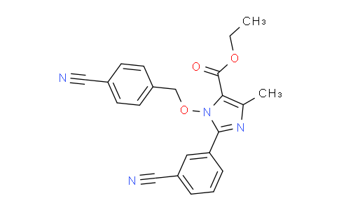 DY2S5743 | 2738381-94-5 | ethyl 1-[(4-cyanobenzyl)oxy]-2-(3-cyanophenyl)-4-methyl-1H-imidazole-5-carboxylate