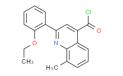 1160254-53-4 | 2-(2-Ethoxyphenyl)-8-methylquinoline-4-carbonyl chloride