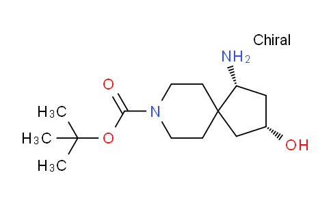 2306255-64-9 | tert-butyl (2R,4R)-4-amino-2-hydroxy-8-azaspiro[4.5]decane-8-carboxylate