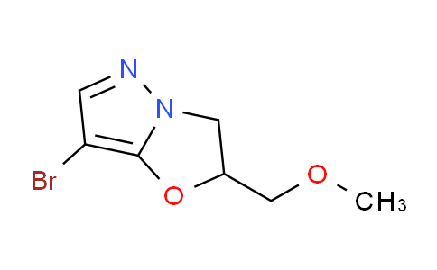 DY2S9479 | 2676865-34-0 | 7-Bromo-2-(methoxymethyl)-2,3-dihydropyrazolo[5,1-b]oxazole