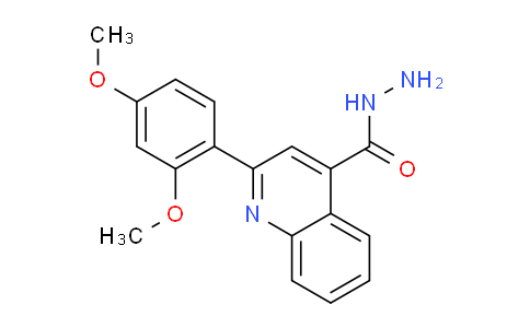 438211-61-1 | 2-(2,4-Dimethoxyphenyl)quinoline-4-carbohydrazide
