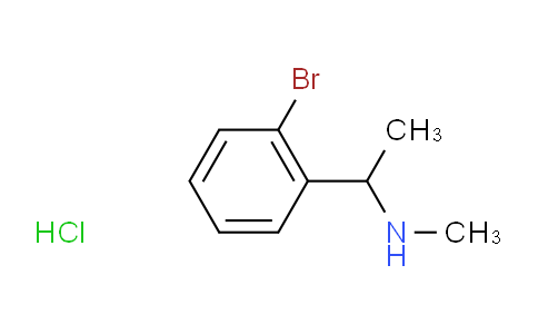 1423025-56-2 | 1-(2-bromophenyl)ethyl(methyl)amine hydrochloride