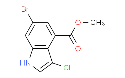 MC2T2125 | 1638771-42-2 | methyl 6-bromo-3-chloro-1H-indole-4-carboxylate