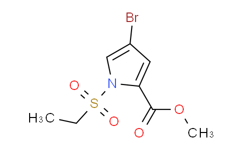 MC2T2596 | 900015-07-8 | METHYL 4-BROMO-1-(ETHYLSULFONYL)-1H-PYRROLE-2-CARBOXYLATE