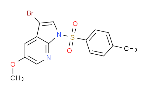 MC2T3846 | 1817716-35-0 | 3-bromo-5-methoxy-1-(p-tolylsulfonyl)pyrrolo[2,3-b]pyridine