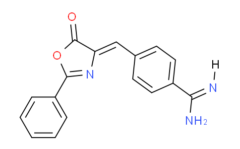 MC2T4414 | 940290-58-4 | (E)-4-((5-Oxo-2-phenyloxazol-4(5H)-ylidene)methyl)benzimidamide