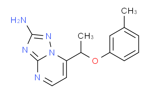 MC2T4547 | 306979-61-3 | 7-[1-(3-methylphenoxy)ethyl]-[1,2,4]triazolo[1,5-a]pyrimidin-2-amine