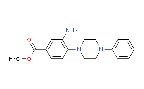 65639-65-8 | BENZOIC ACID, 3-AMINO-4-(4-PHENYL-1-PIPERAZINYL)-, METHYL ESTER