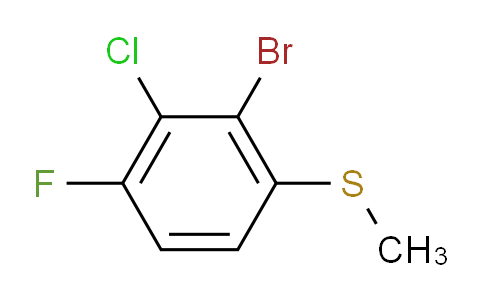 DY2T5653 | 2706867-89-0 | (2-Bromo-3-chloro-4-fluorophenyl)(methyl)sulfane