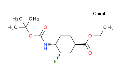 MC2T7832 | 2306245-41-8 | ethyl (1R,3S,4R)-4-(tert-butoxycarbonylamino)-3-fluoro-cyclohexanecarboxylate